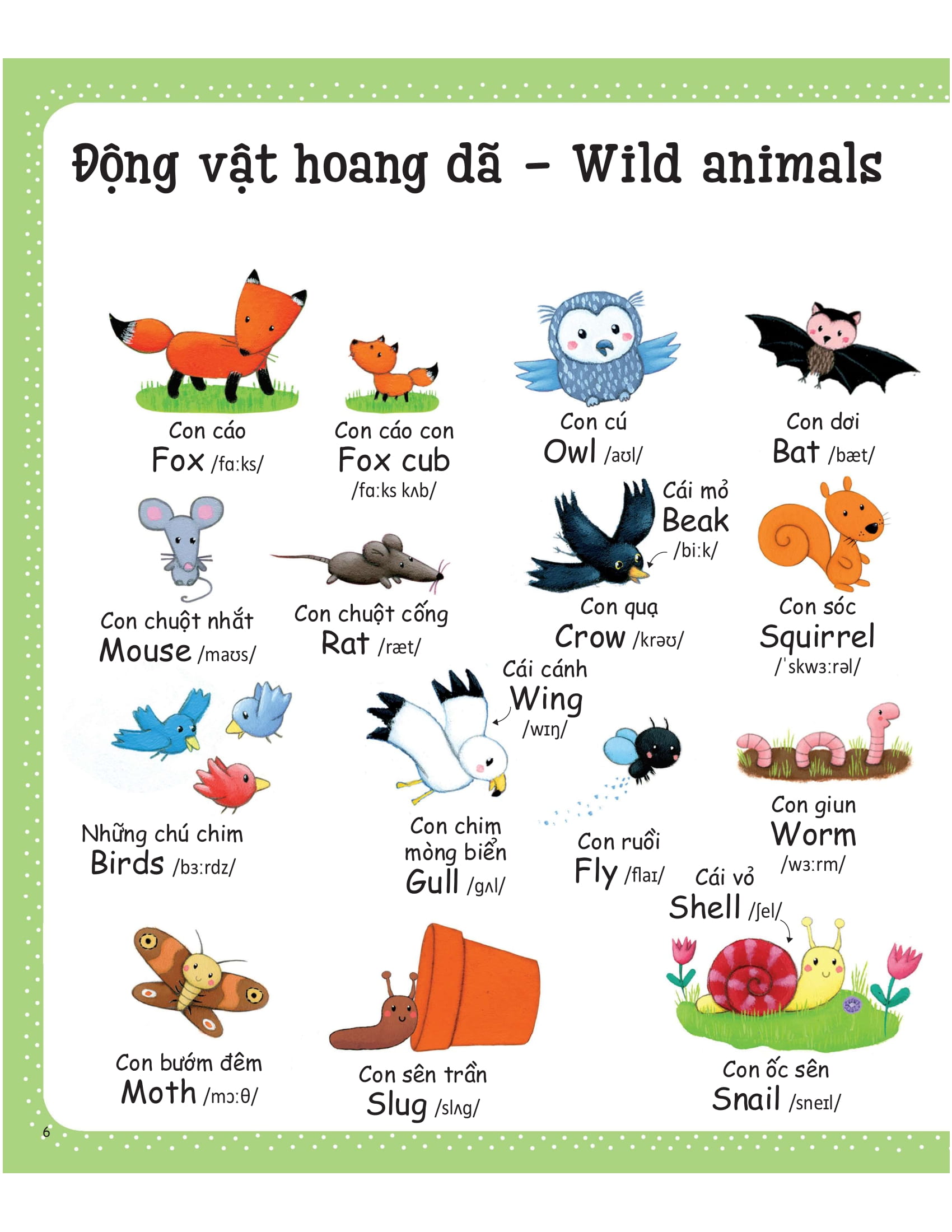 cuốn sách từ vựng đầu tiên của tôi - my first word book- nông trại - farm