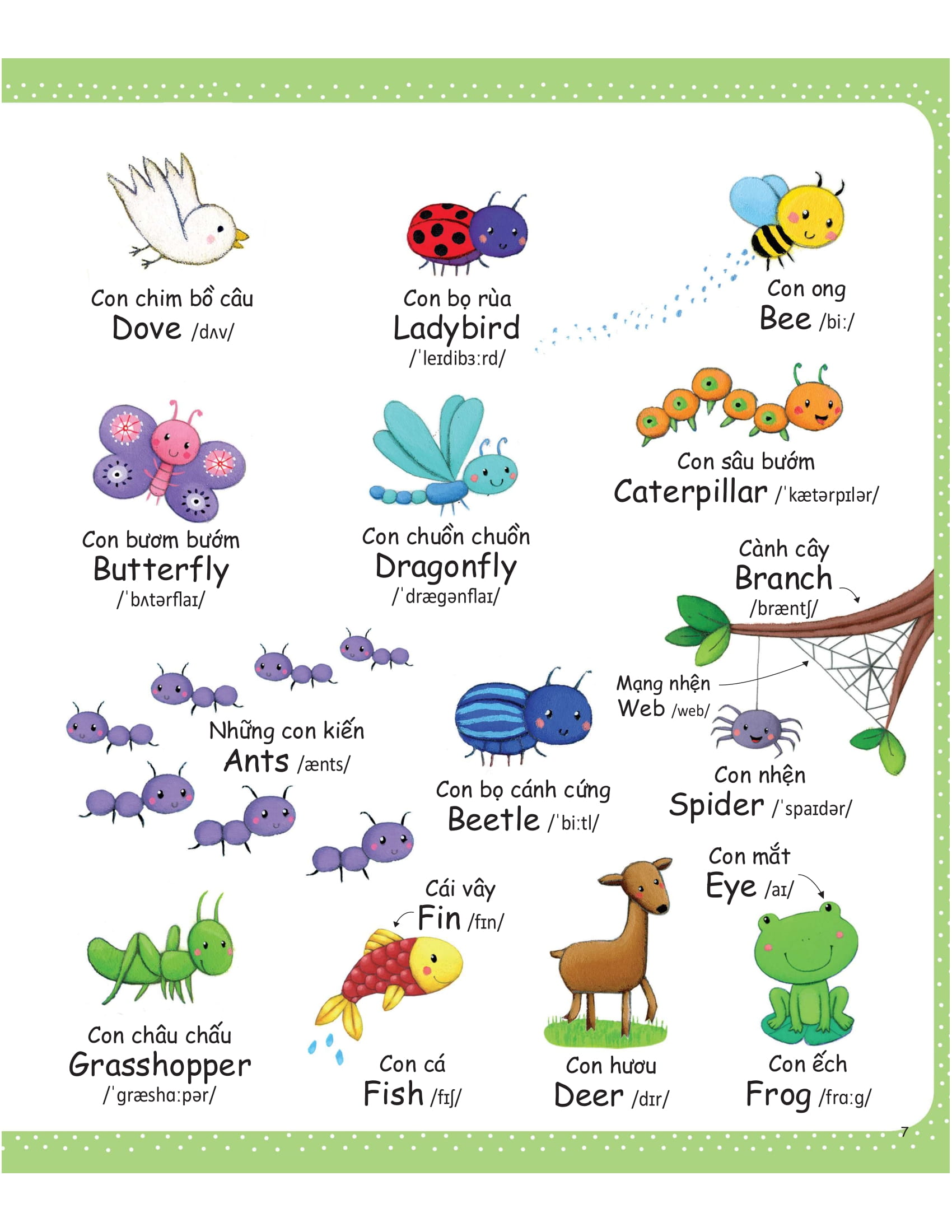 cuốn sách từ vựng đầu tiên của tôi - my first word book- nông trại - farm