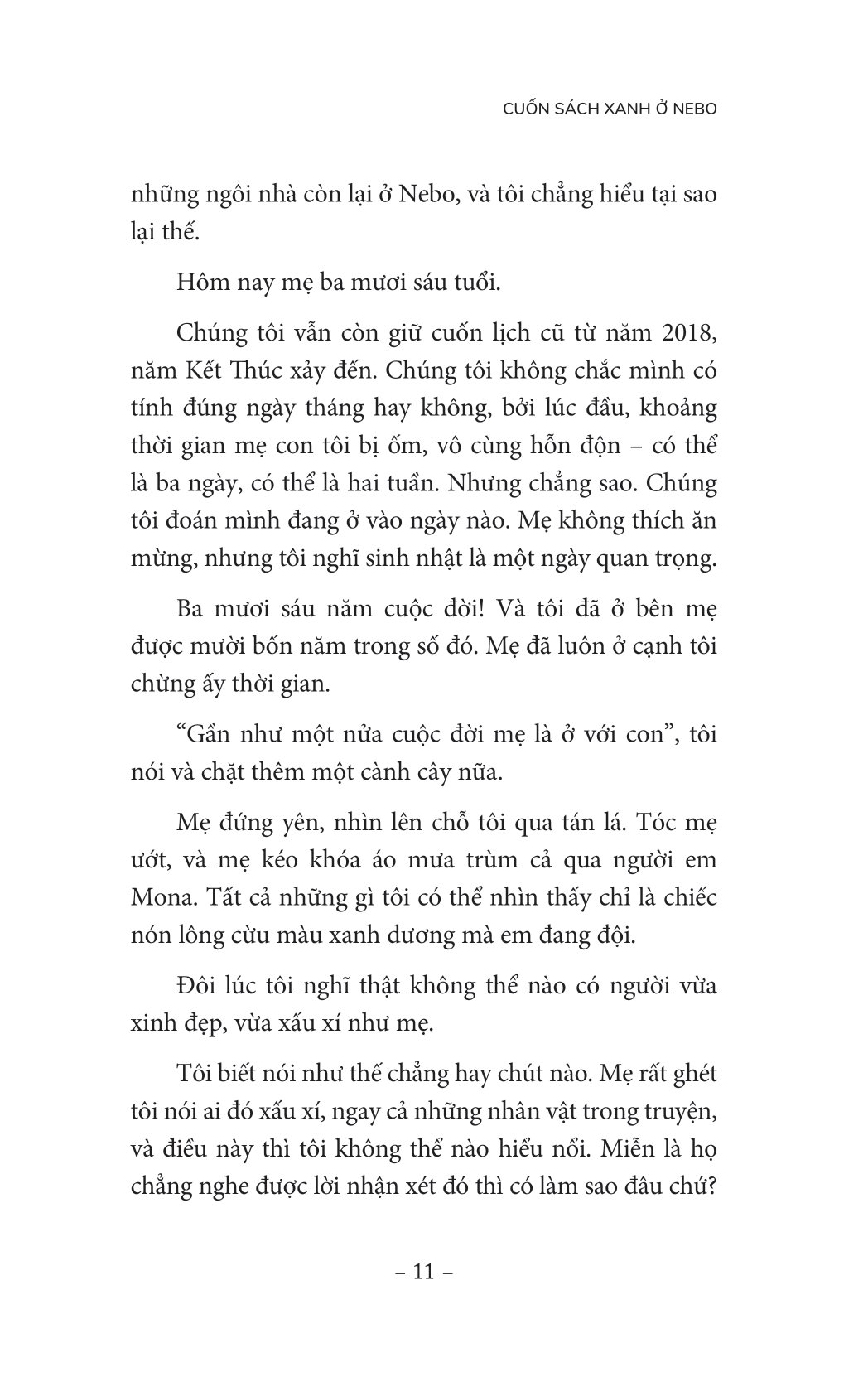 cuốn sách xanh ở nebo - một câu chuyện làm tan vỡ trái tim nhưng cũng sẽ chữa lành nó