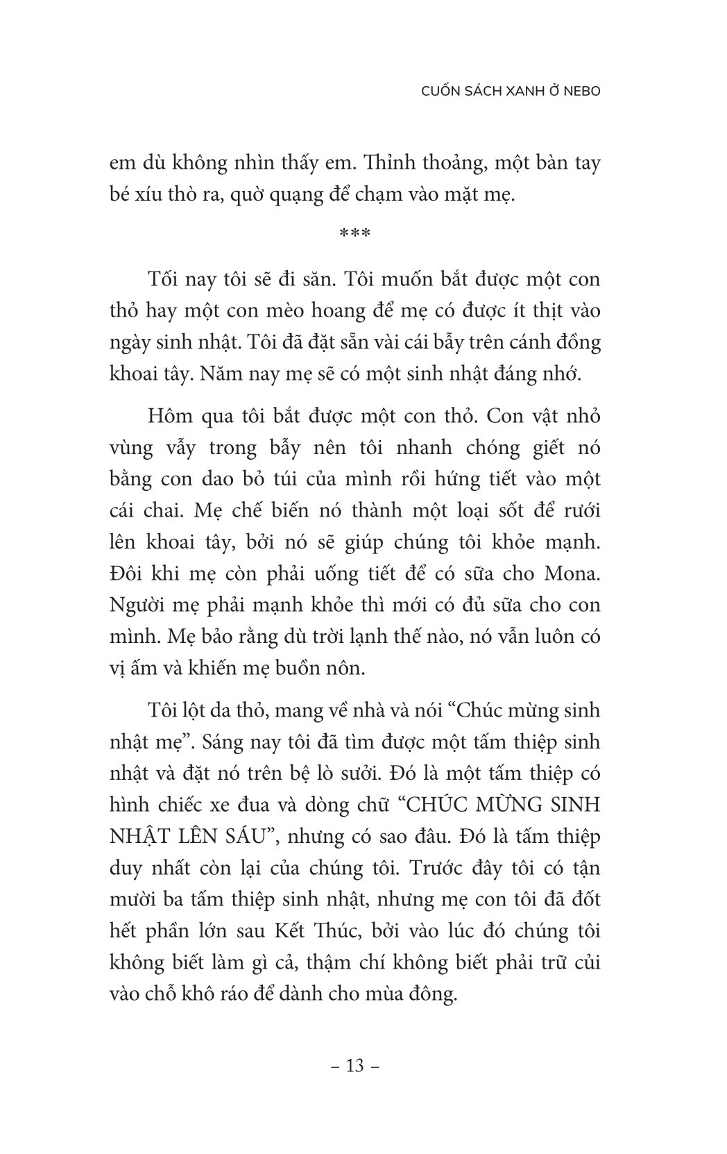 cuốn sách xanh ở nebo - một câu chuyện làm tan vỡ trái tim nhưng cũng sẽ chữa lành nó
