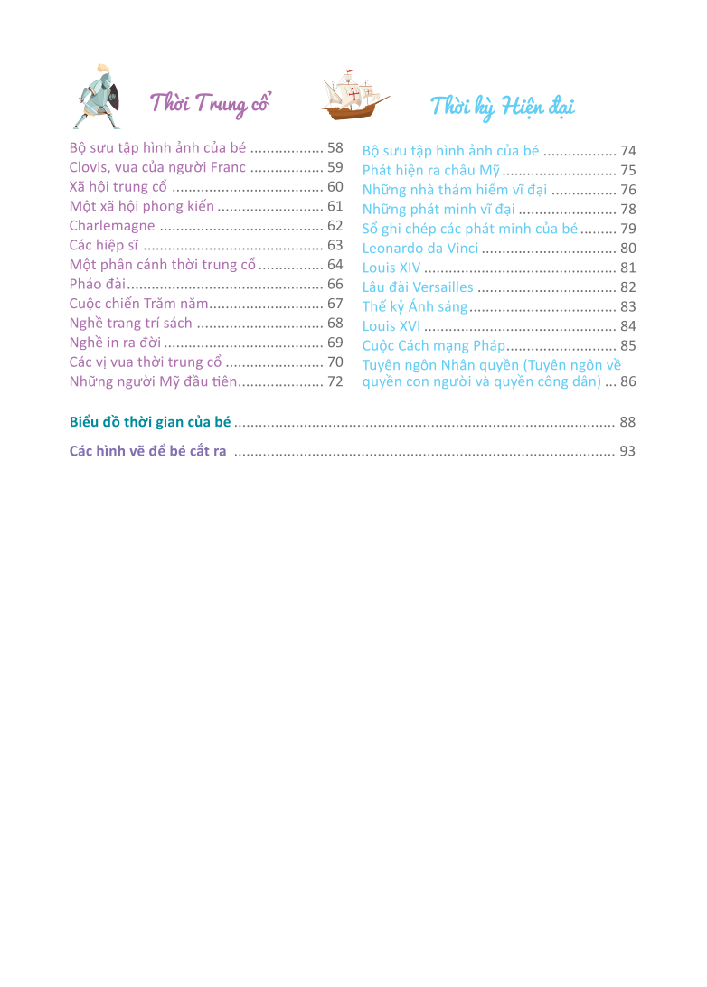 cuốn sổ lớn montessori về lịch sử thế giới (bìa mềm)