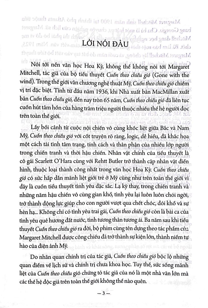 cuốn theo chiều gió - bìa cứng (tái bản 2025)