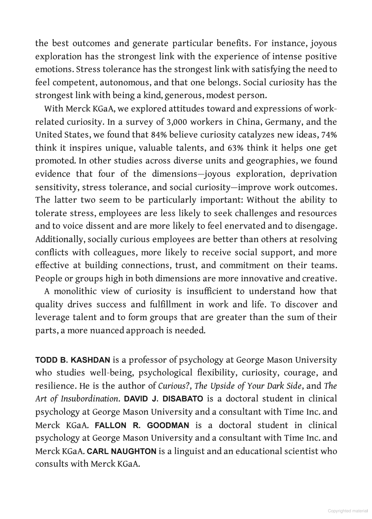 Curiosity (HBR Emotional Intelligence Series)