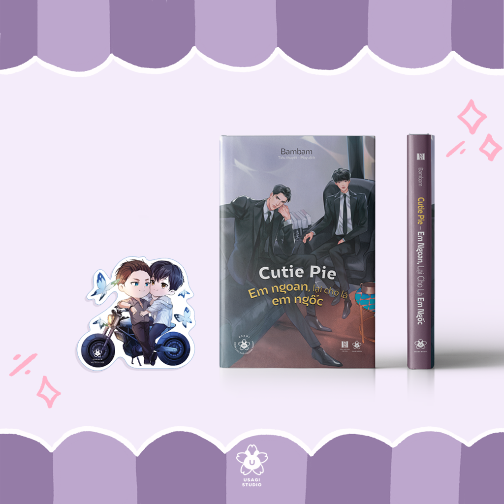 cutie pie - em ngoan, lại cho là em ngốc - tặng kèm 1 bookmark in bồi 2 mặt