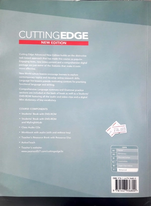 cutting edge advanced - new edition