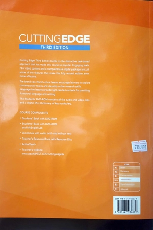 cutting edge intermediate students' book and dvd pack 3ed
