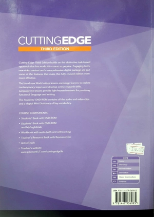 cutting edge upper intermediate students' book and dvd pack: upper intermediate