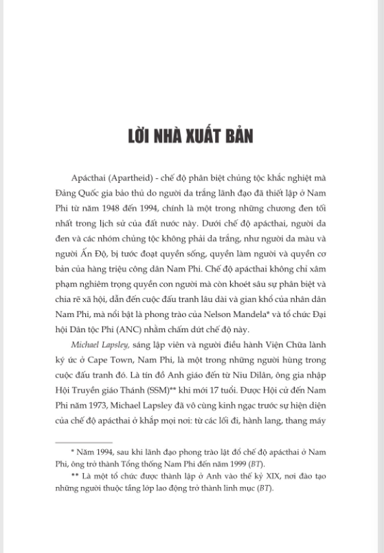 Cuu Chuoc Qua Khu - Hanh Trinh Tu Chien Binh Tu Do Den Nguoi Chua Lanh