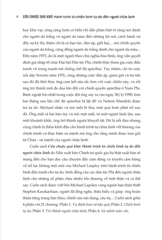 Cuu Chuoc Qua Khu - Hanh Trinh Tu Chien Binh Tu Do Den Nguoi Chua Lanh