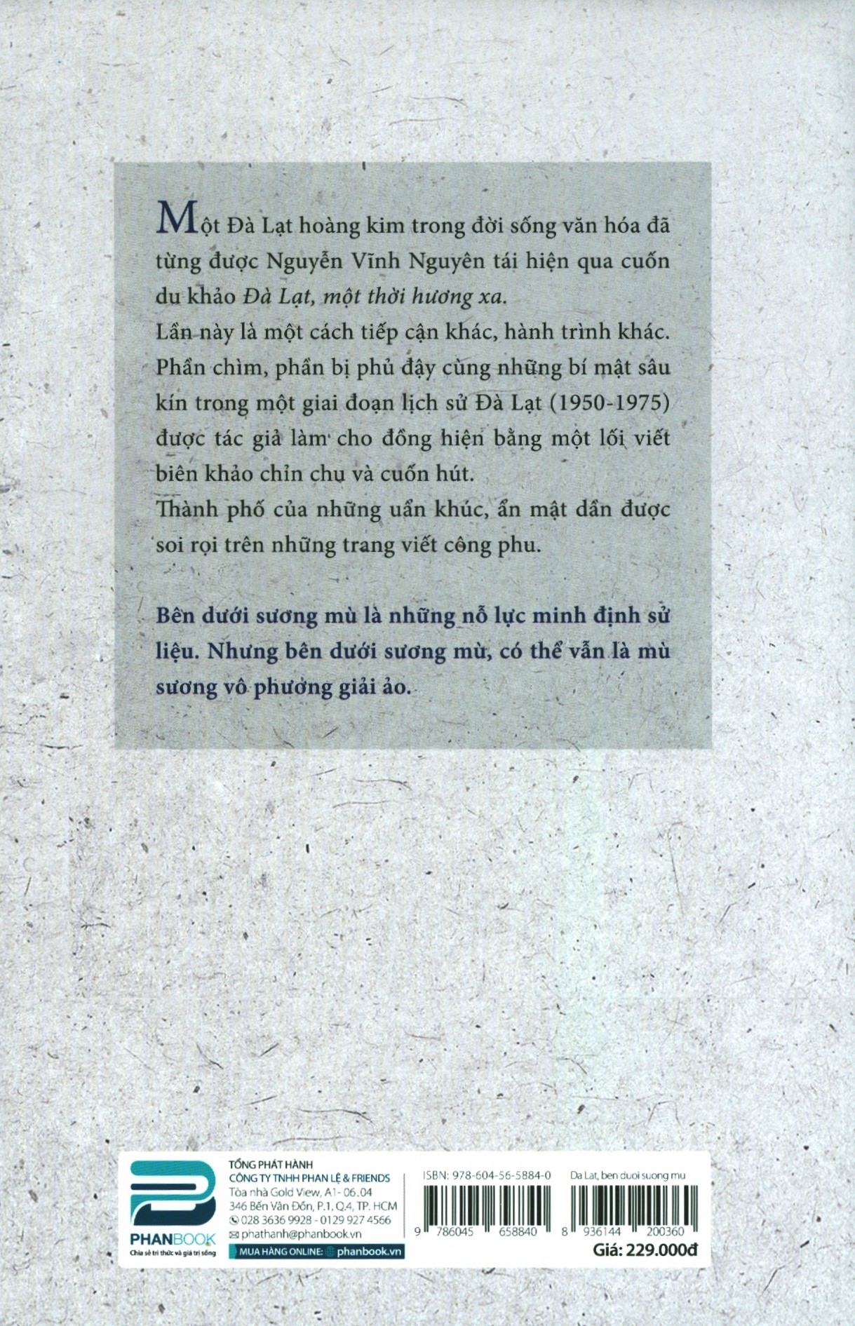 đà lạt bên dưới sương mù