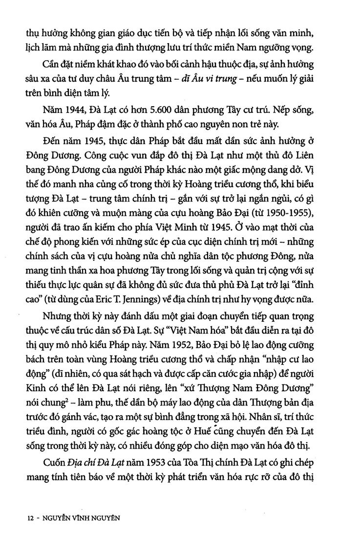 đà lạt, một thời hương xa - du khảo văn hóa đà lạt 1954 - 1975 (tái bản 2022)