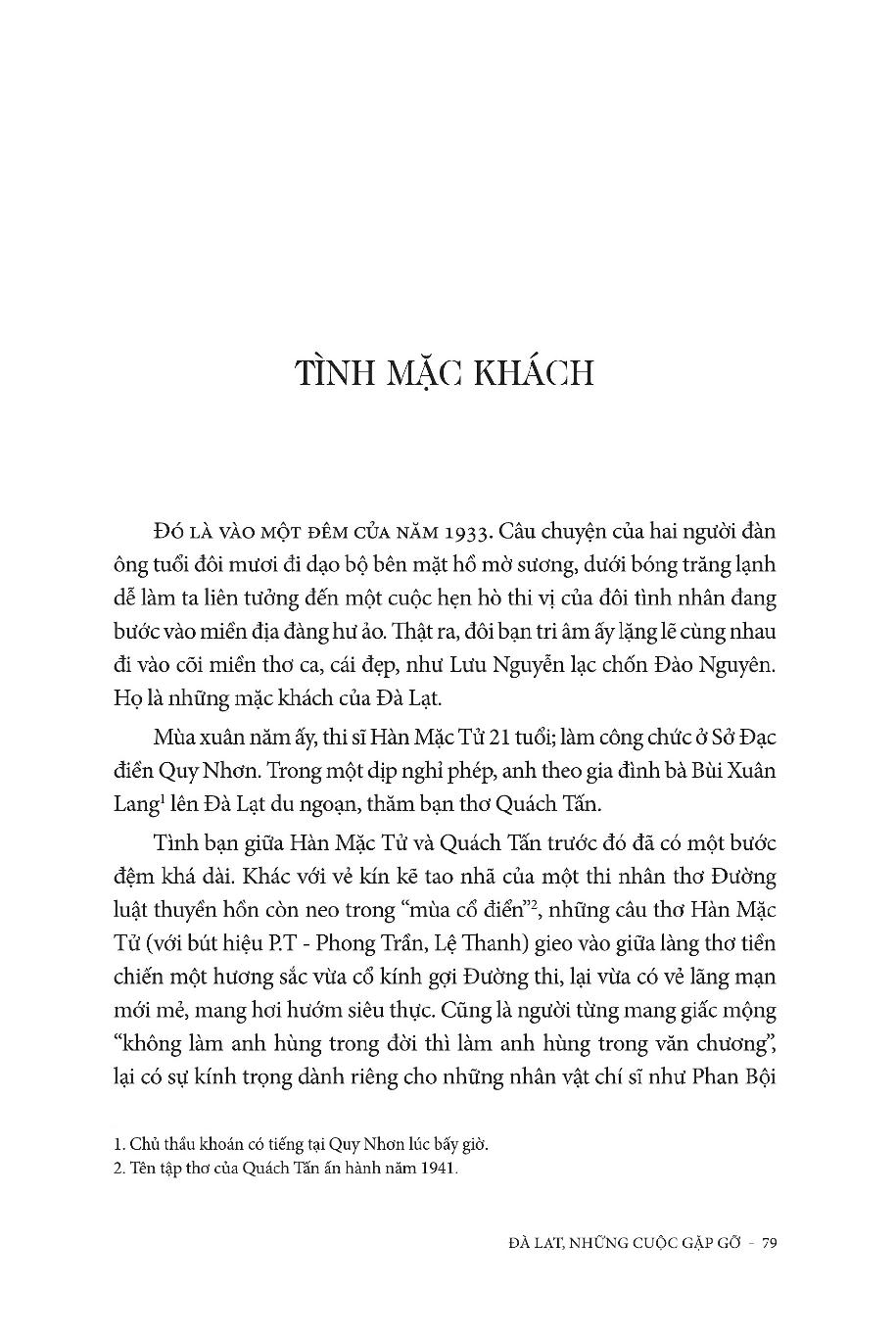 đà lạt, những cuộc gặp gỡ