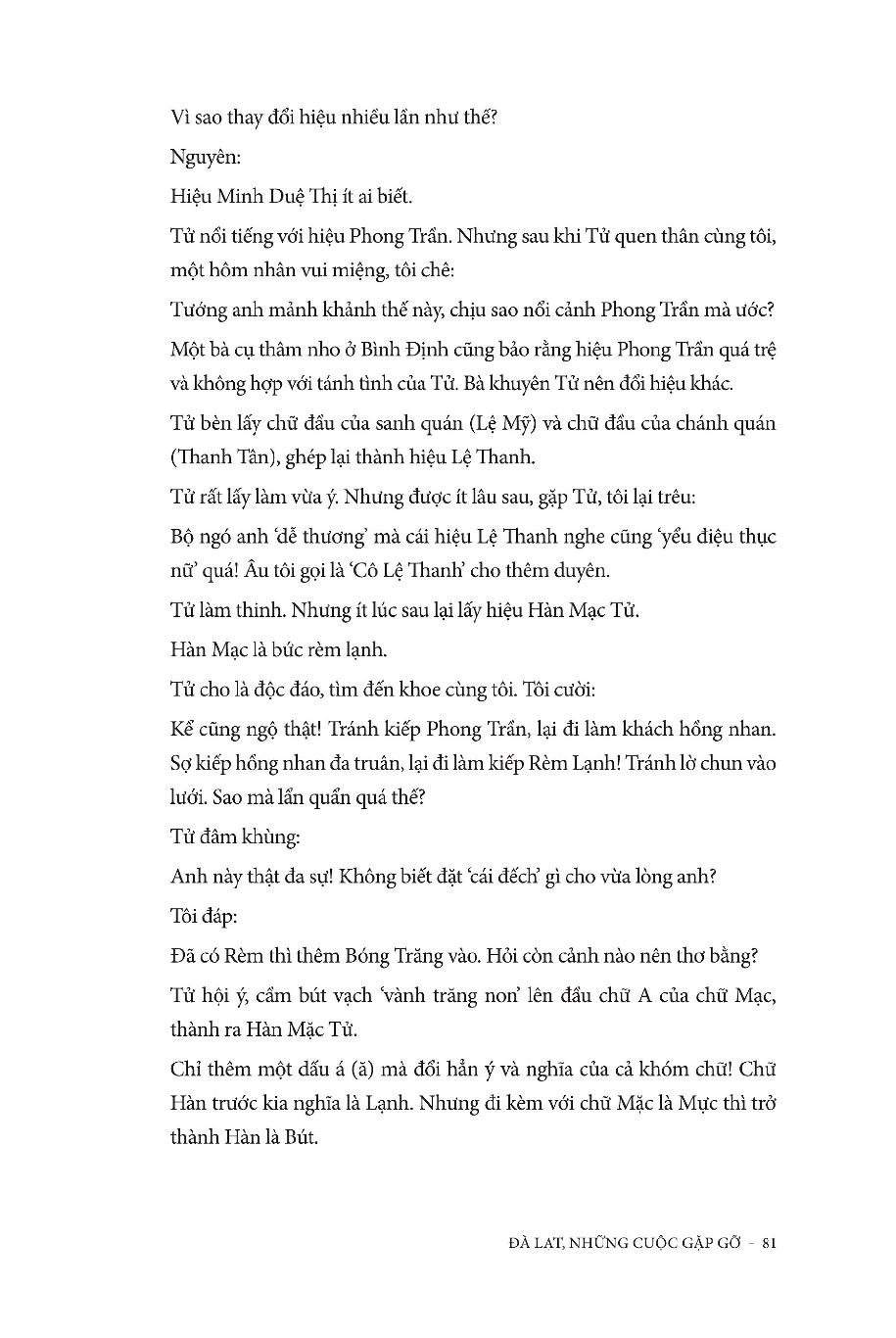 đà lạt, những cuộc gặp gỡ