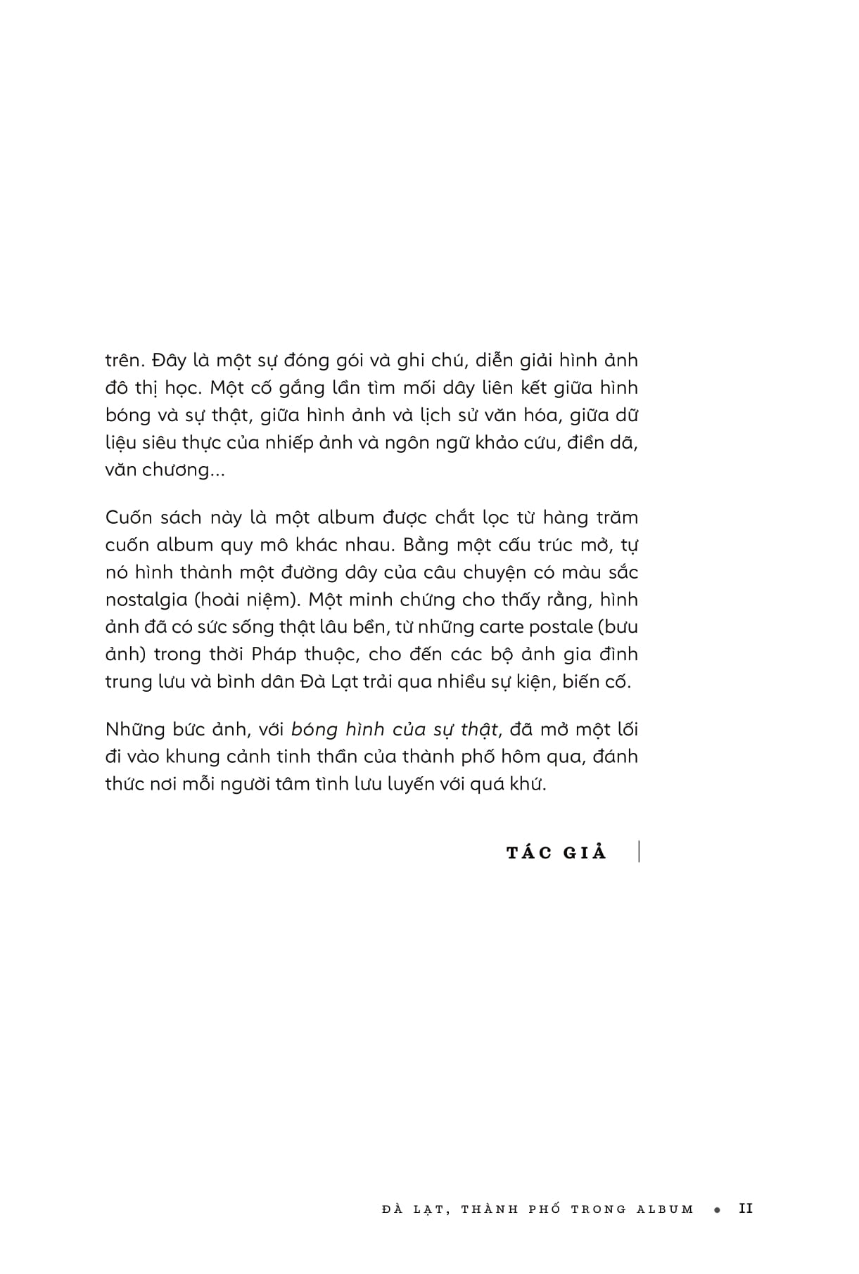 đà lạt, thành phố trong album