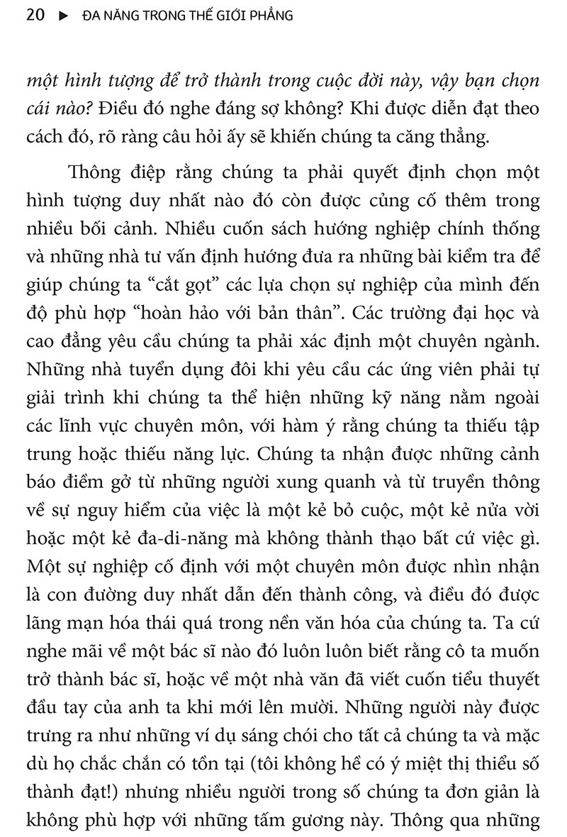 đa năng trong thế giới phẳng