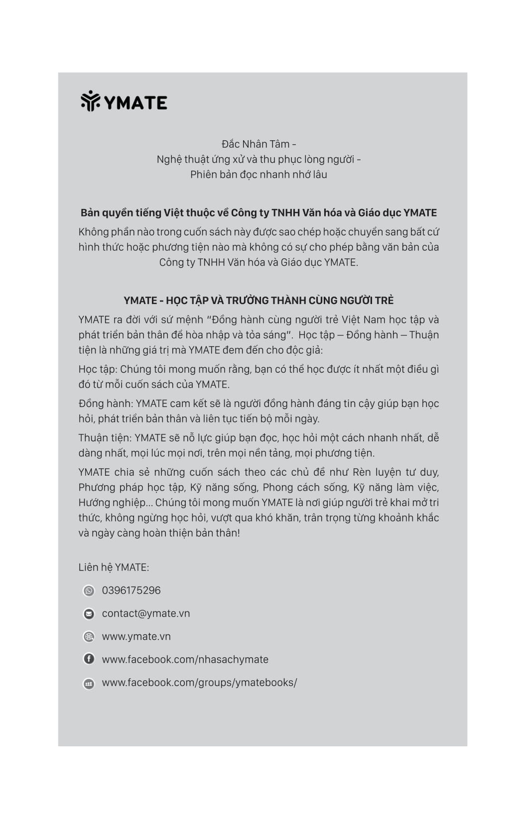 đắc nhân tâm - nghệ thuật ứng xử và thu phục lòng người