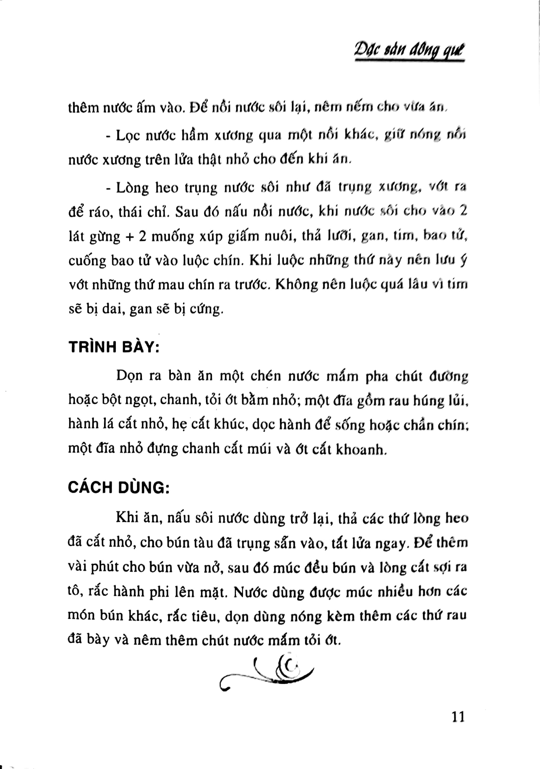 đặc sản đồng quê