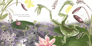 daddy frog and the moon