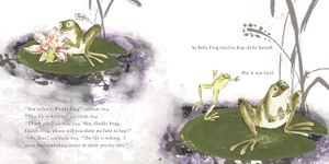 daddy frog and the moon