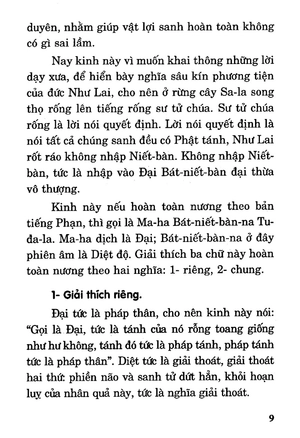đại bát niết bàn - kinh huyền nghĩa