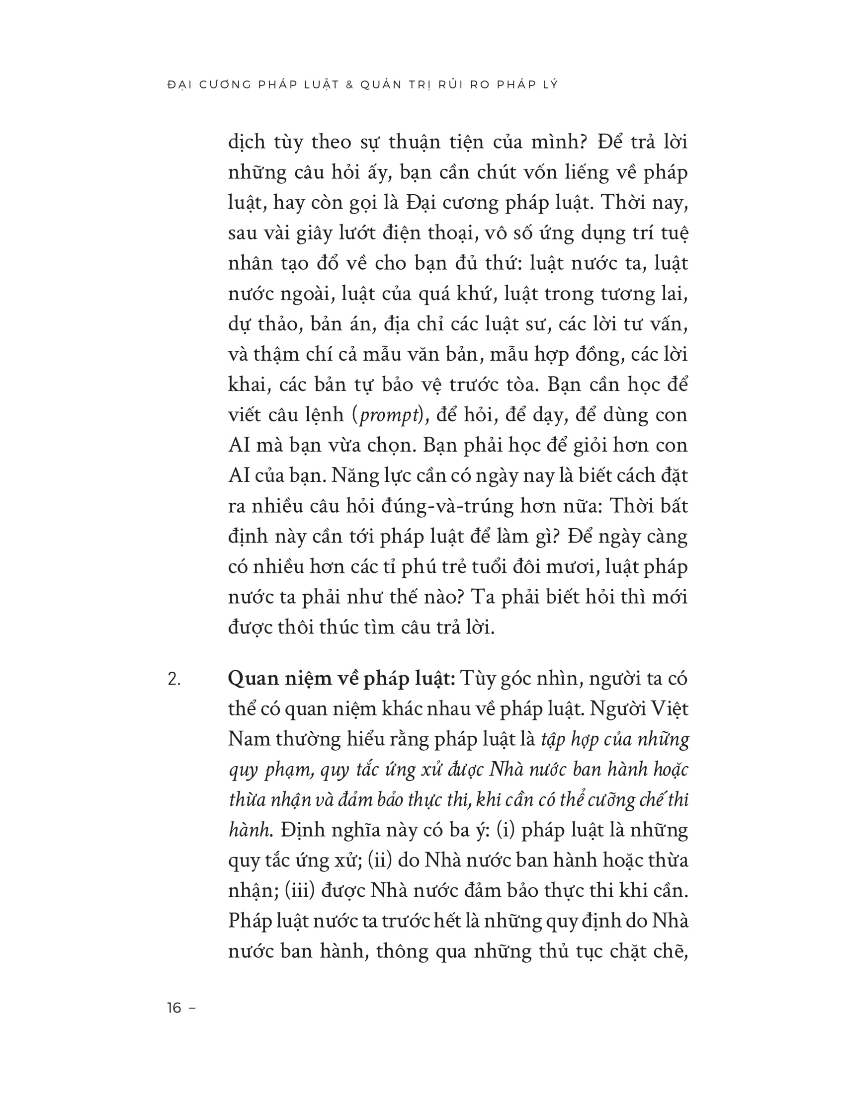 Đại Cương Pháp Luật Và Quản Trị Rủi Ro Pháp Lý