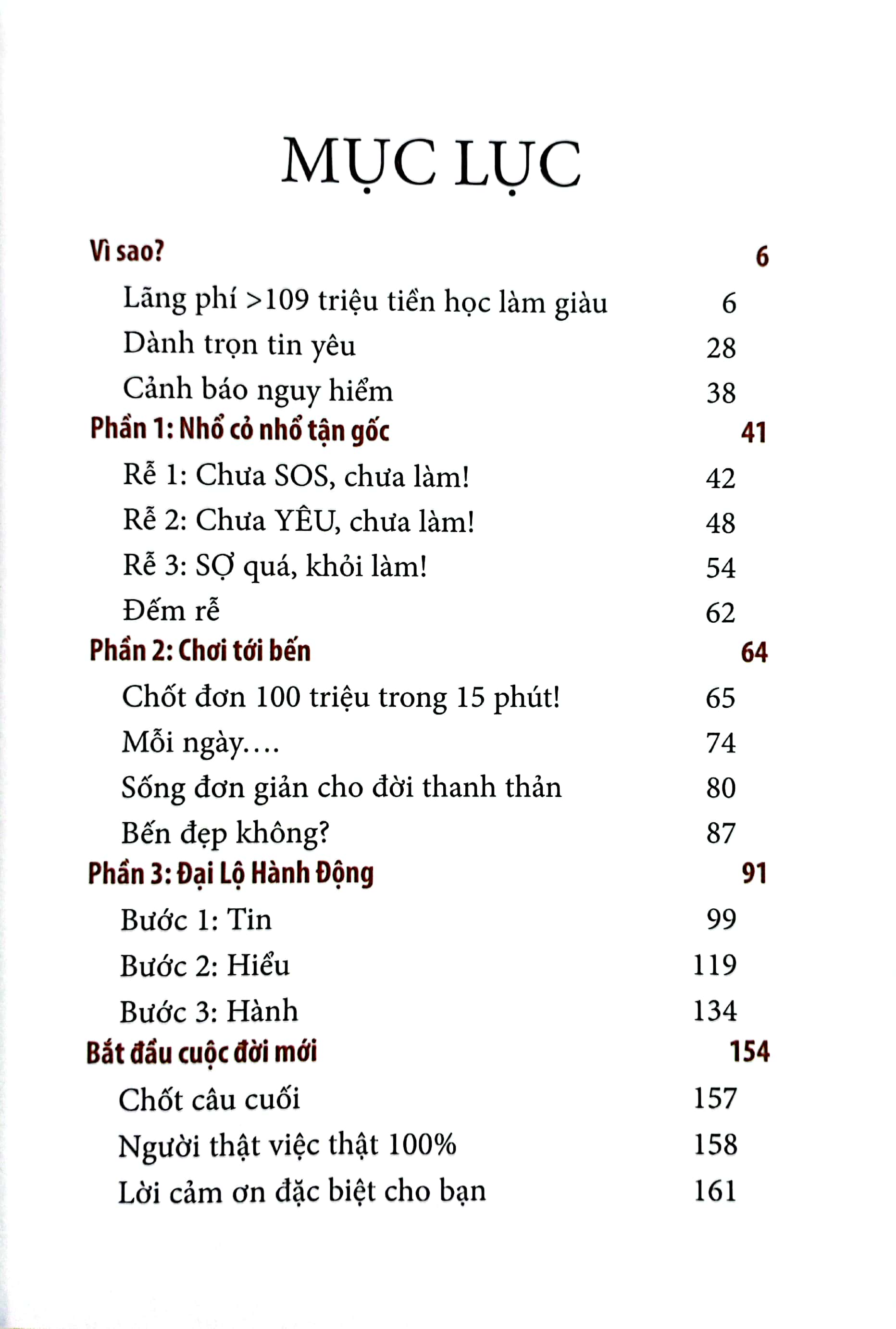 đại lộ hành động - xóa trì hoãn tạo thành công