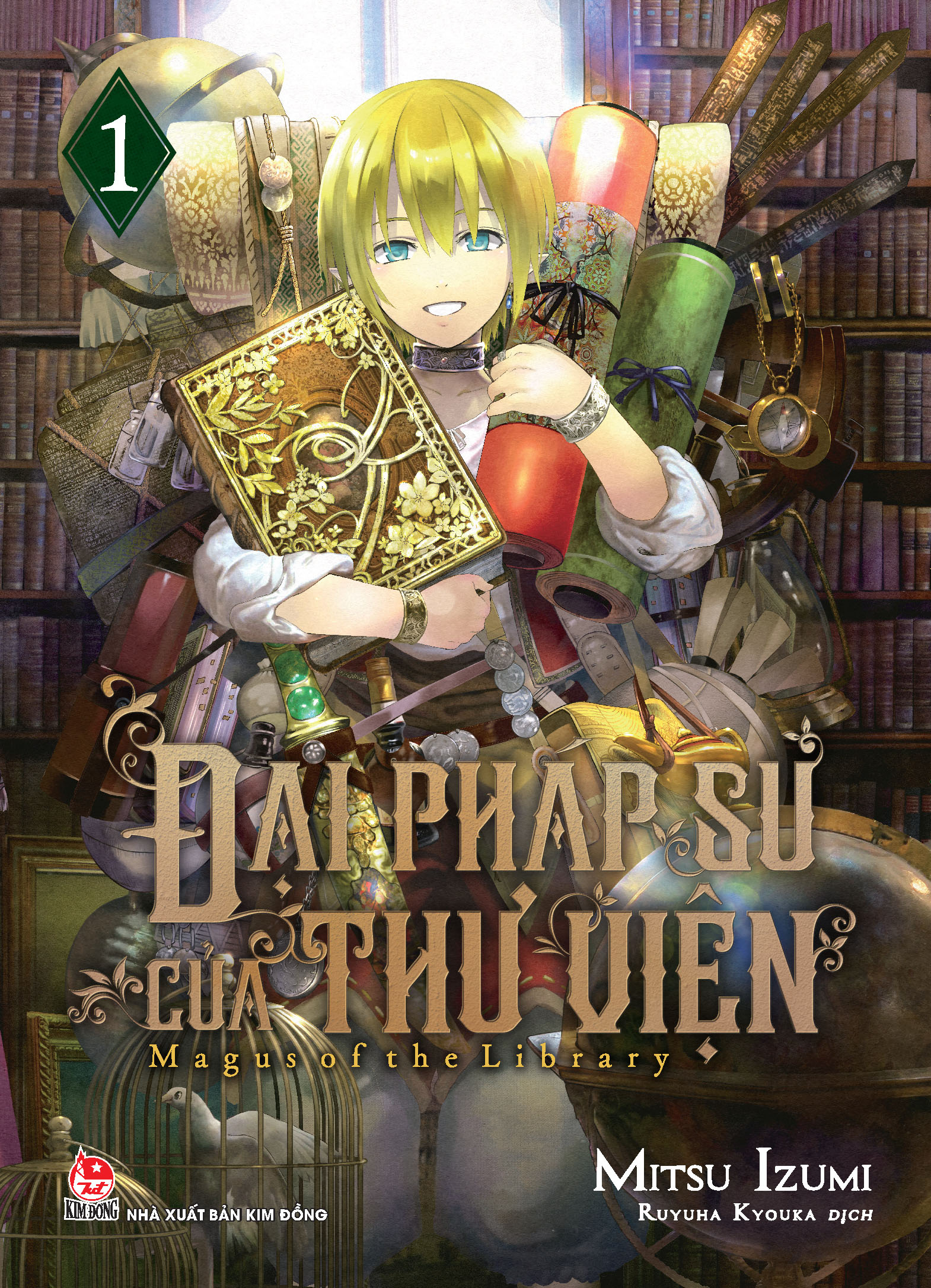 Dai Phap Su Cua Thu Vien - Magus Of The Library - Tap 1 - Tang Kem Postcard Dai