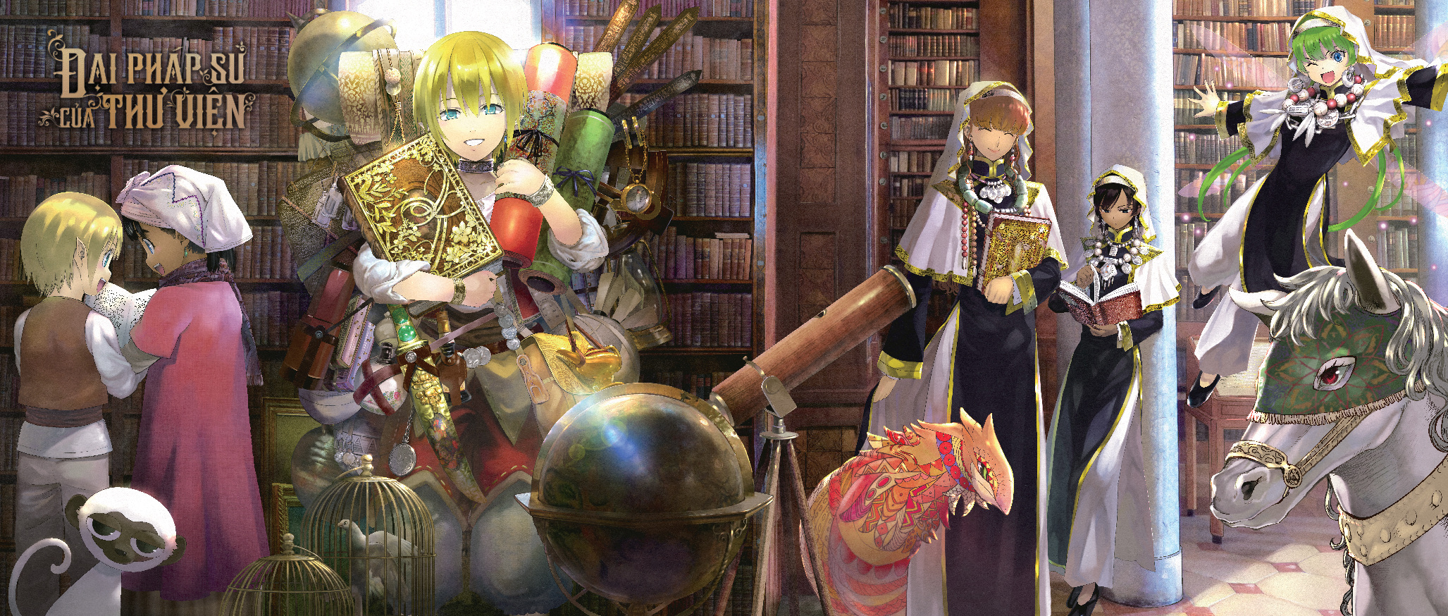 Dai Phap Su Cua Thu Vien - Magus Of The Library - Tap 1 - Tang Kem Postcard Dai