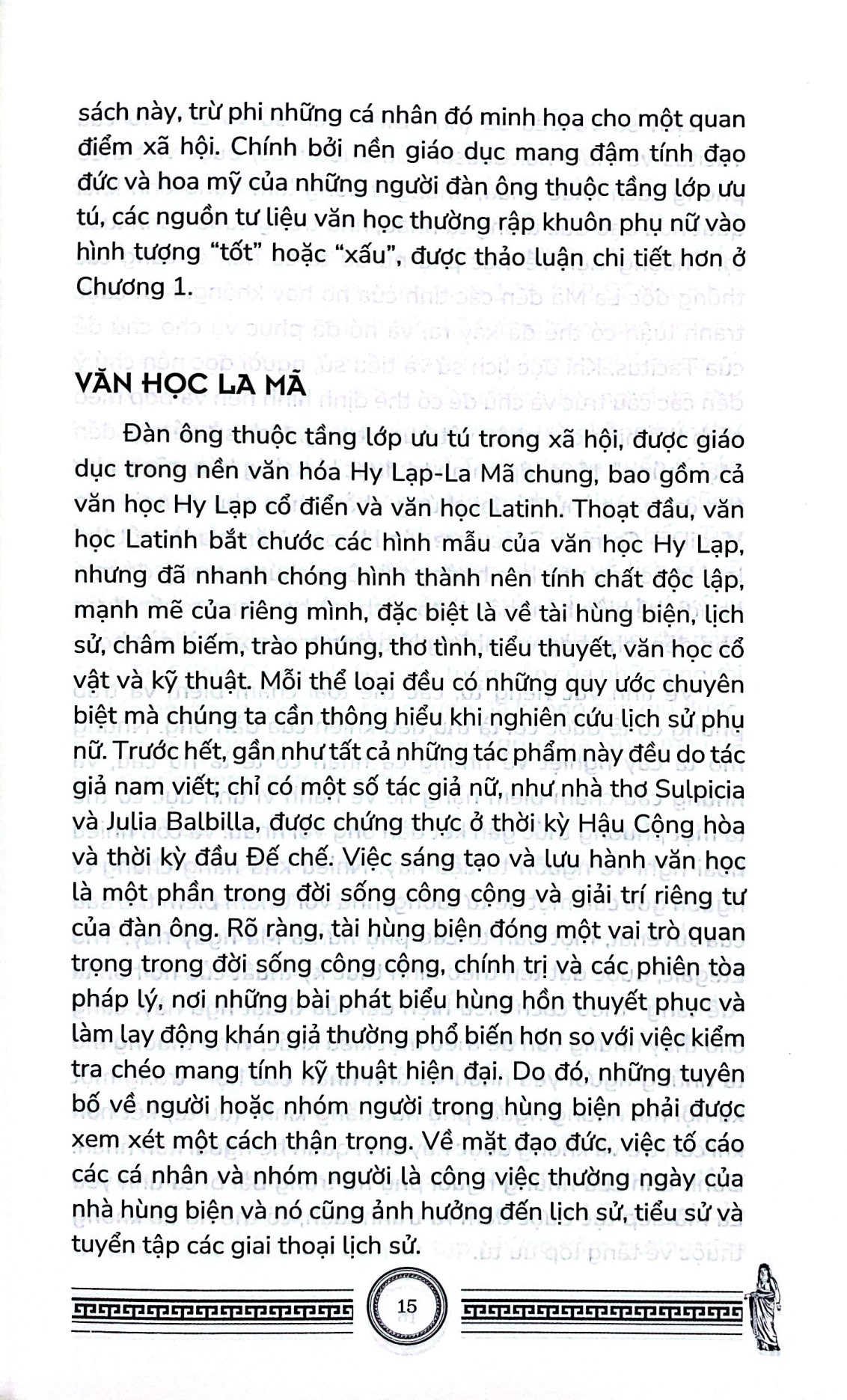 Daily Life Of Women In Ancient Rome - Doi Song Cua Phu Nu La Ma Co Dai