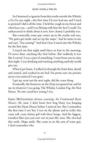 daisy jones and the six