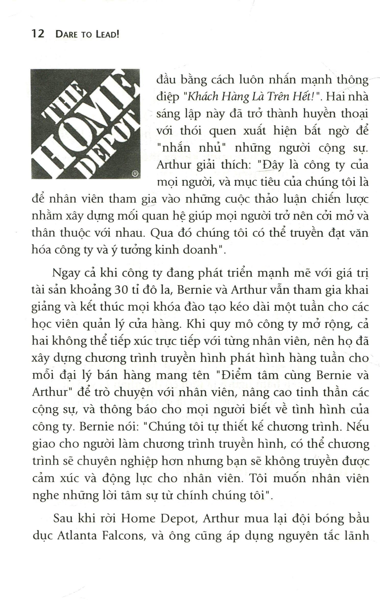 dám dẫn đầu! - dare to lead!