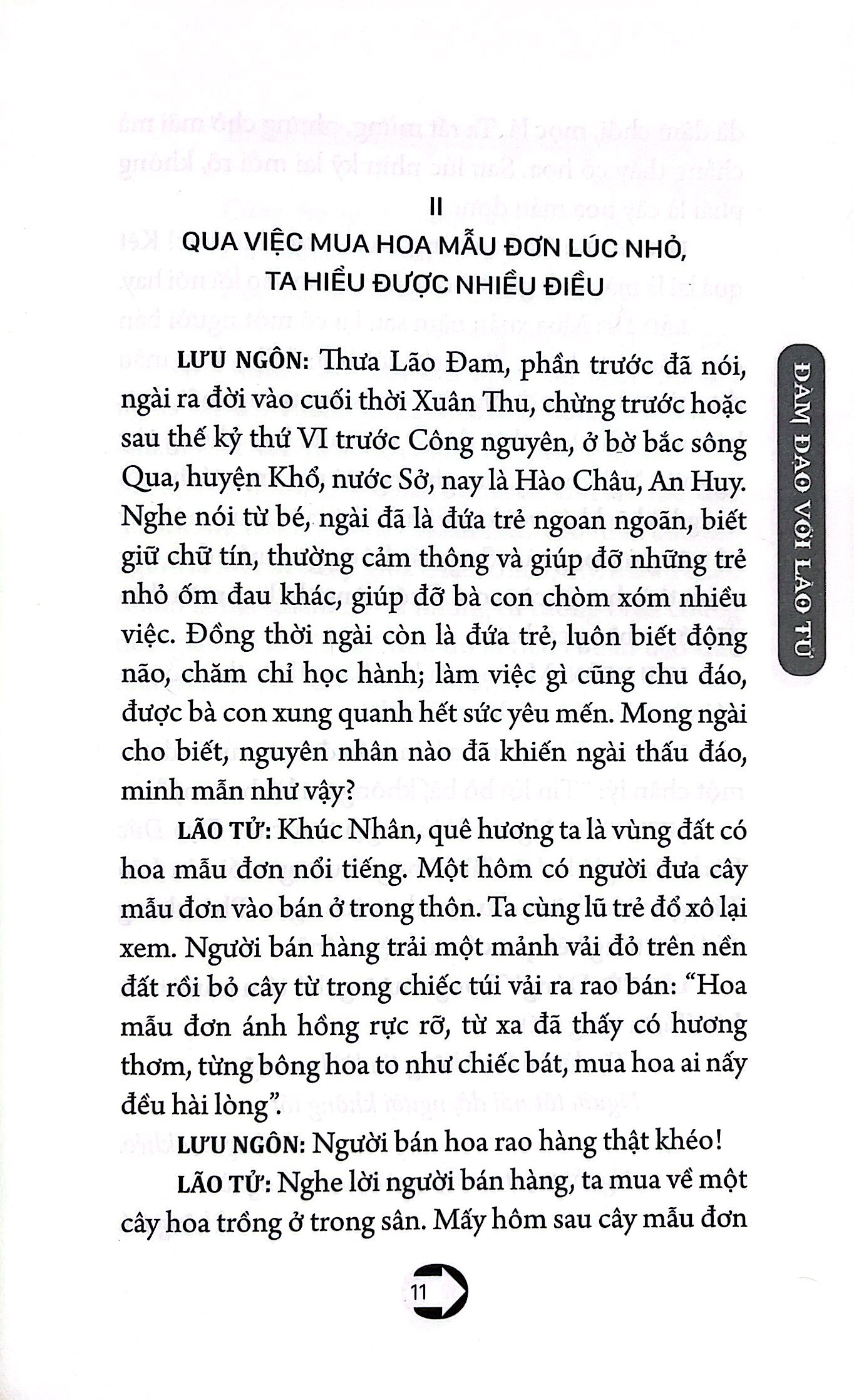 đàm đạo với lão tử