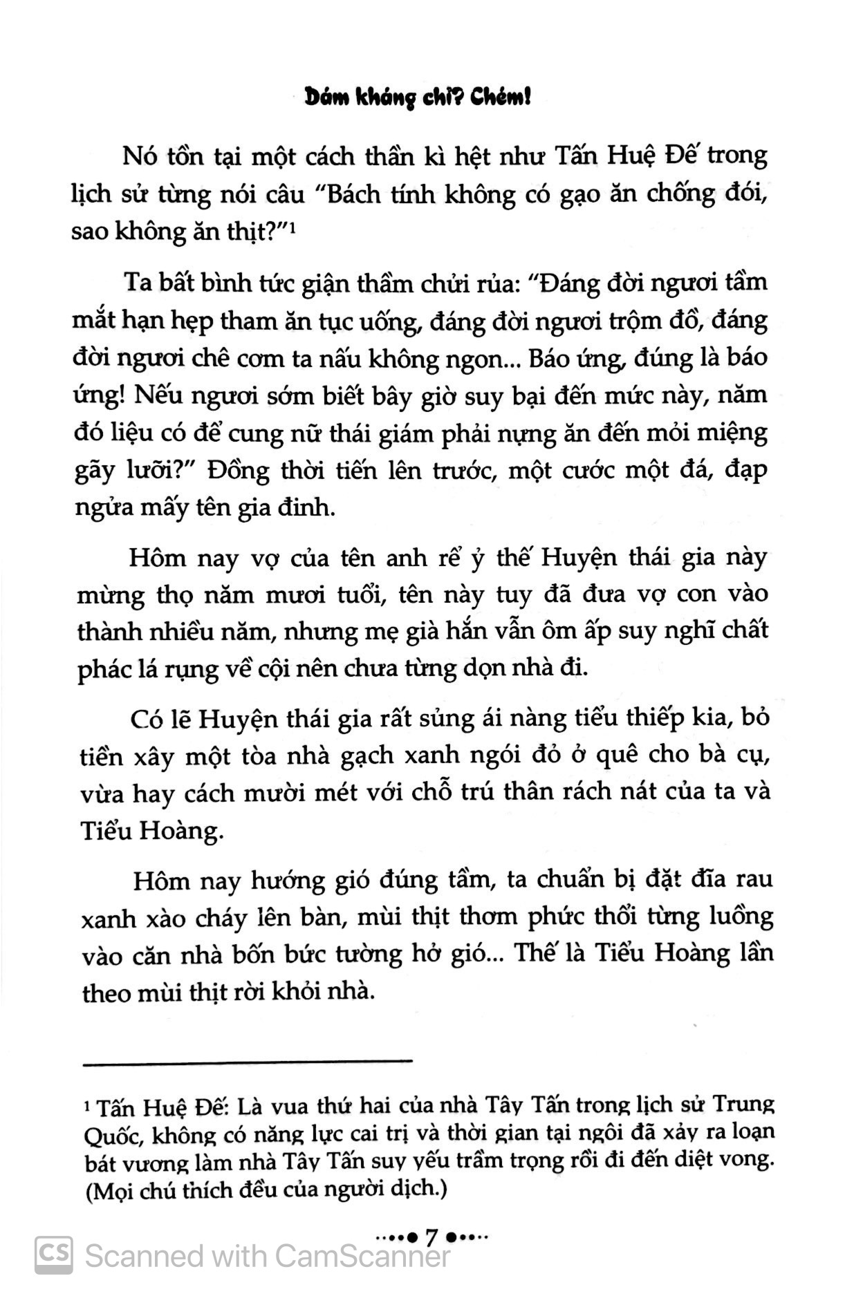 dám kháng chỉ? chém! (tái bản 2018)