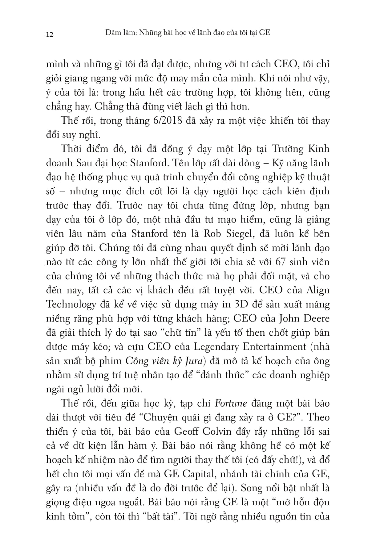 dám làm - những bài học về lãnh đạo của tôi tại ge