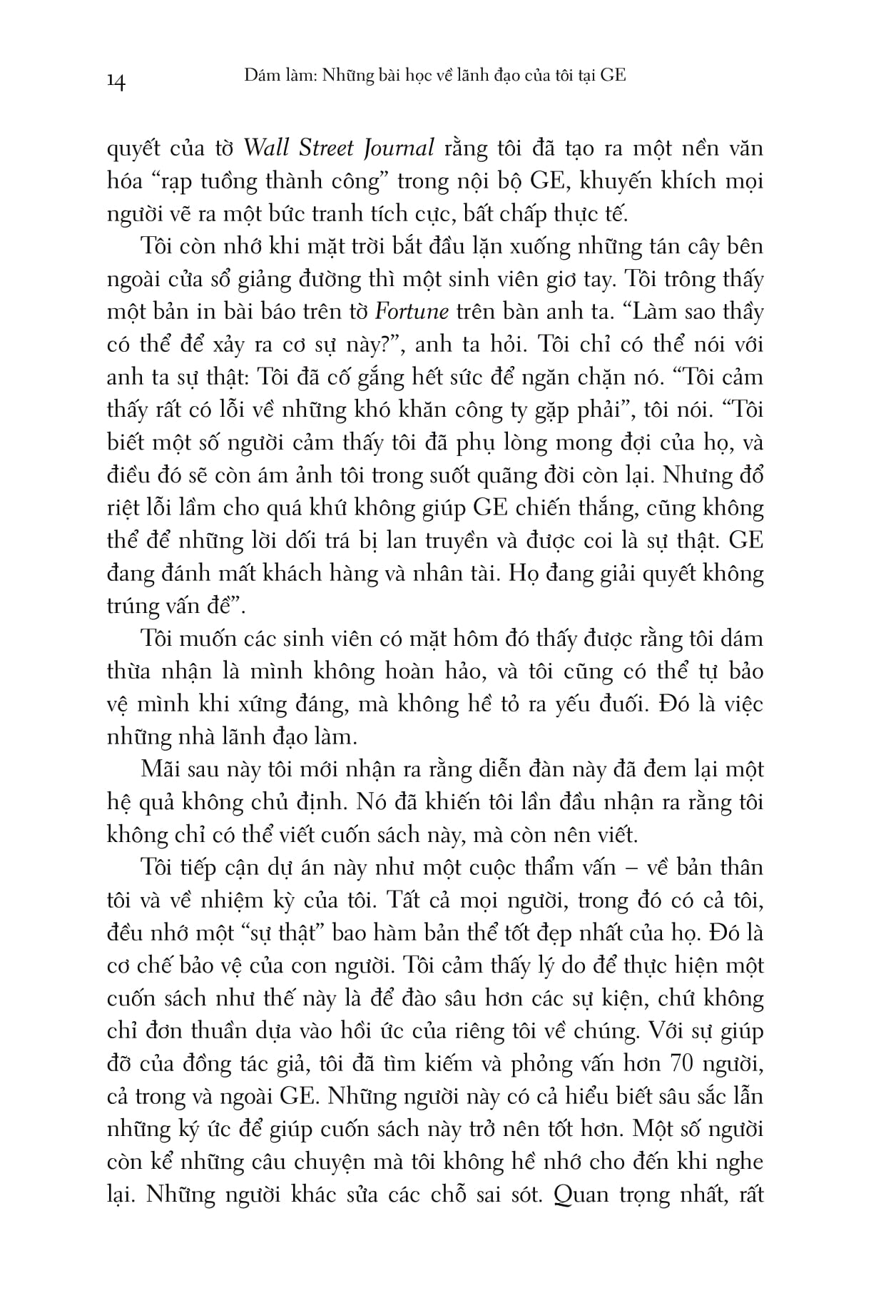 dám làm - những bài học về lãnh đạo của tôi tại ge