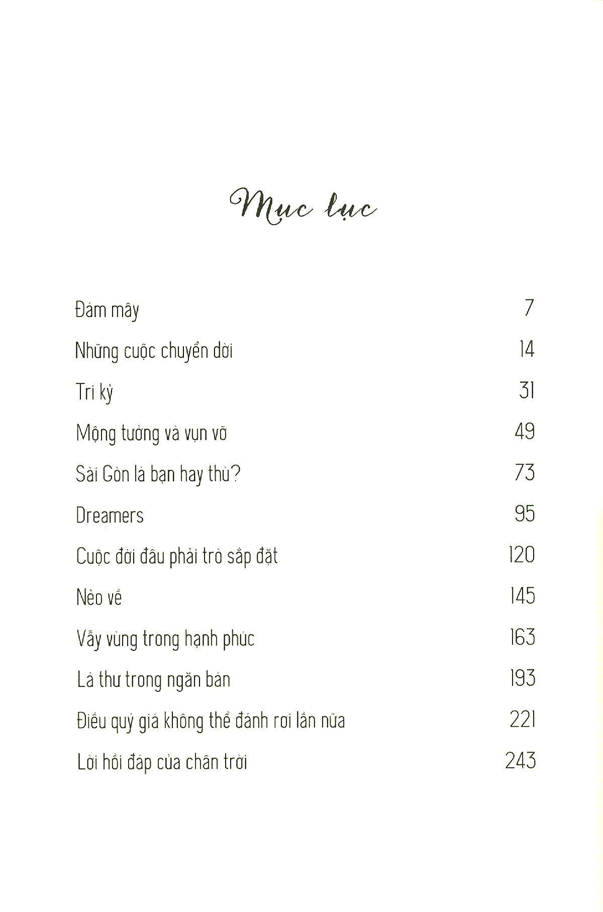 đám mây trò chuyện với chân trời