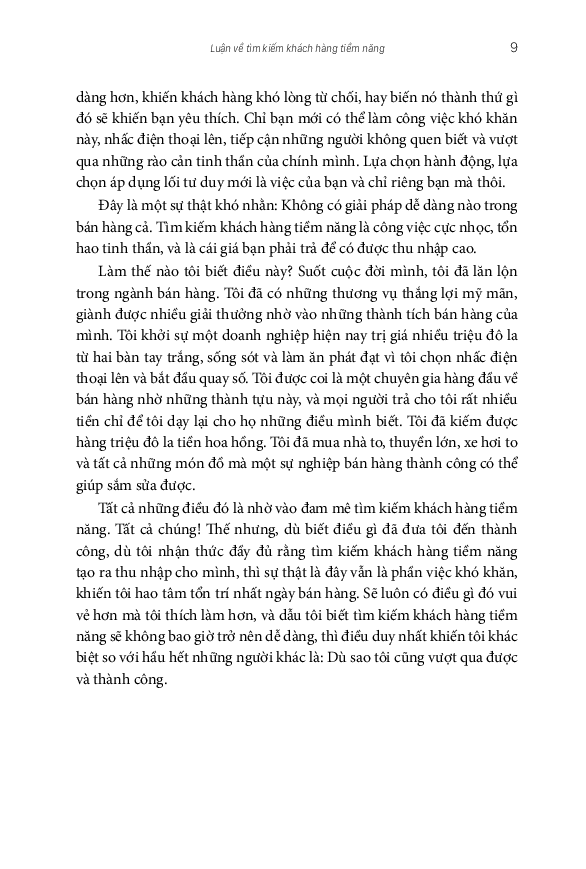 đam mê tìm kiếm khách hàng tiềm năng: mở ra đối thoại và giành được thương vụ