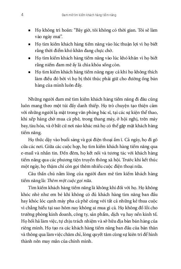 đam mê tìm kiếm khách hàng tiềm năng: mở ra đối thoại và giành được thương vụ