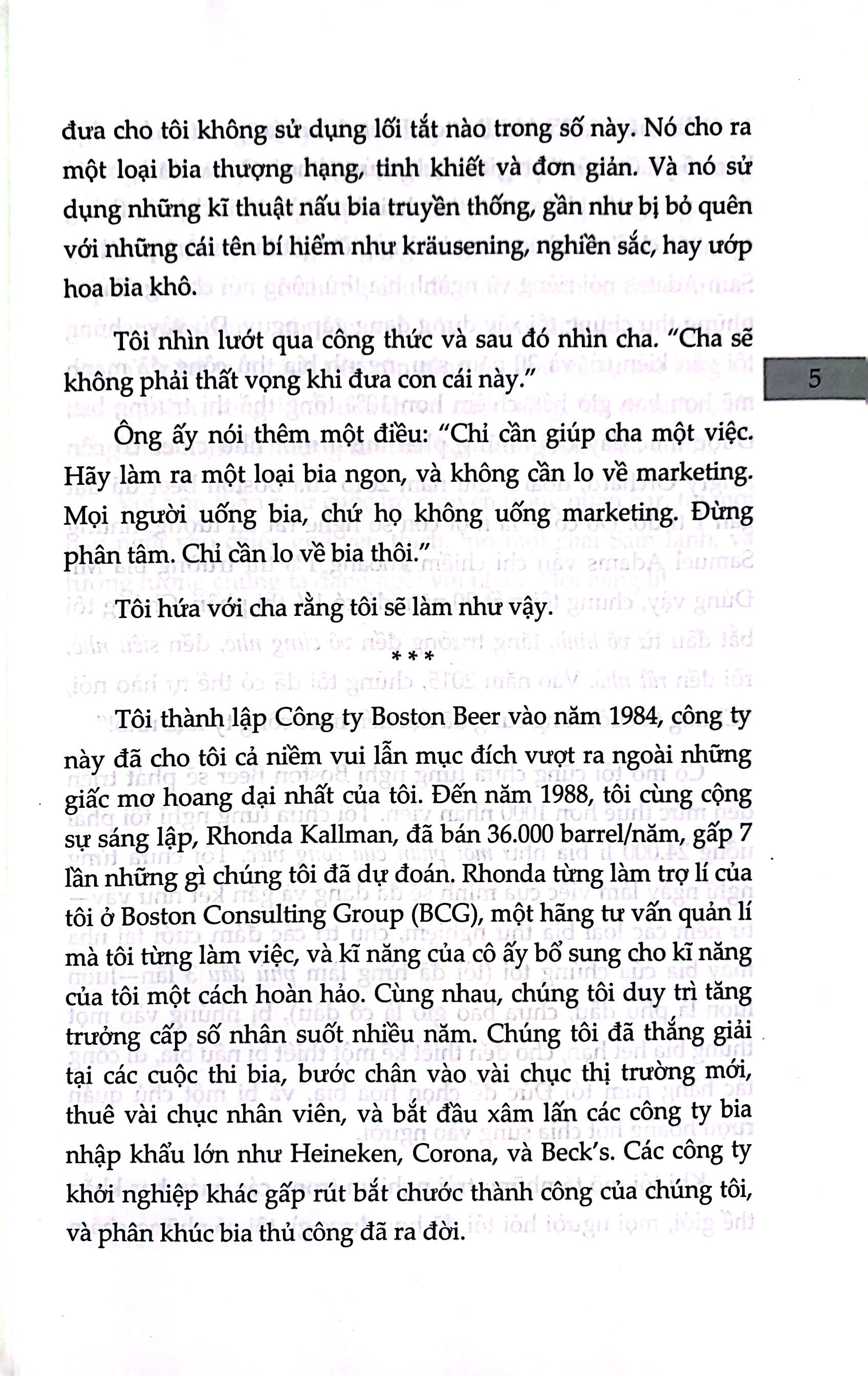 đam mê ủ ra tiền - 42 bài học thực chiến để làm giàu từ đam mê của tỉ phú bia thủ công jim koch