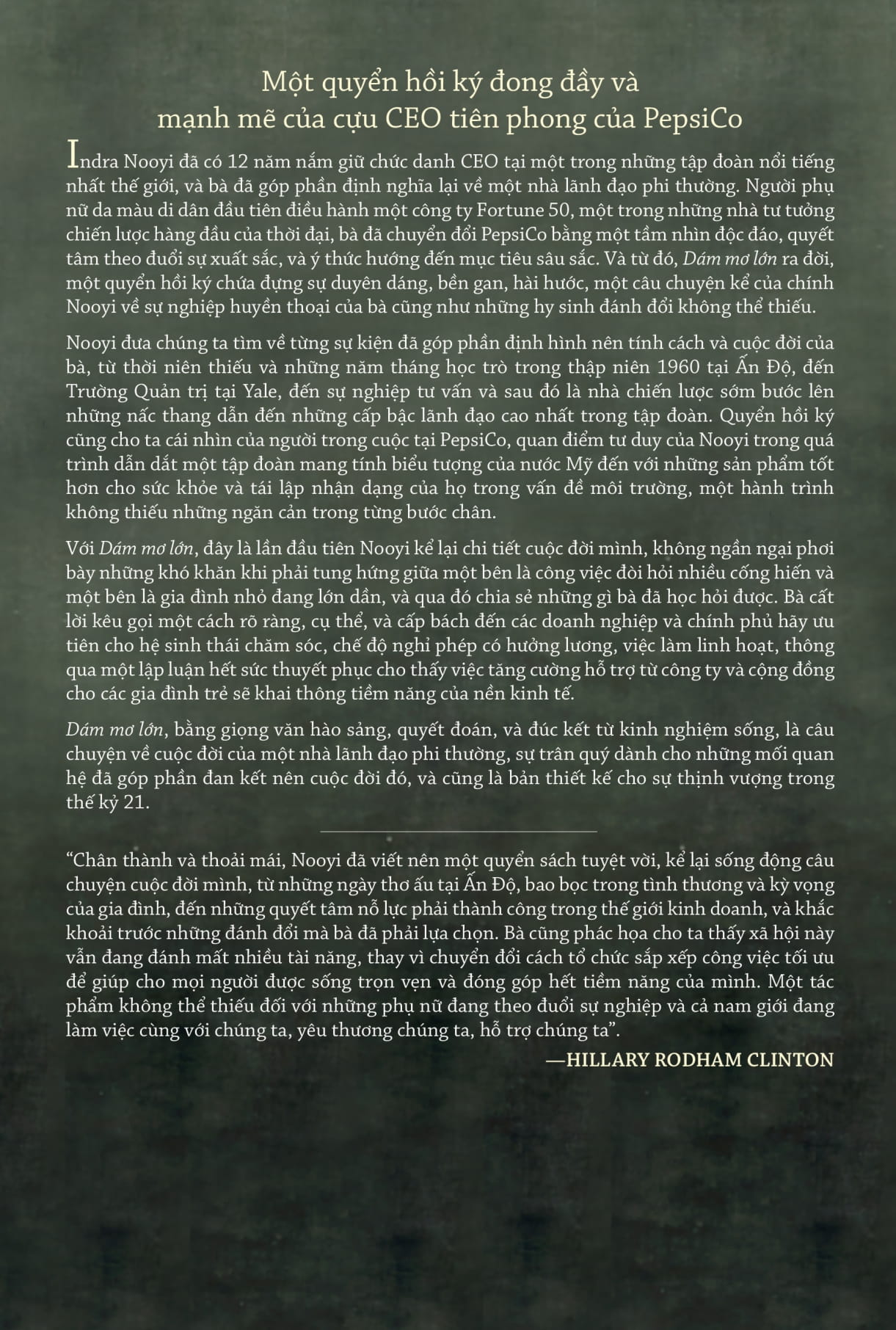 dám mơ lớn: công việc, gia đình, và tương lai của chúng ta