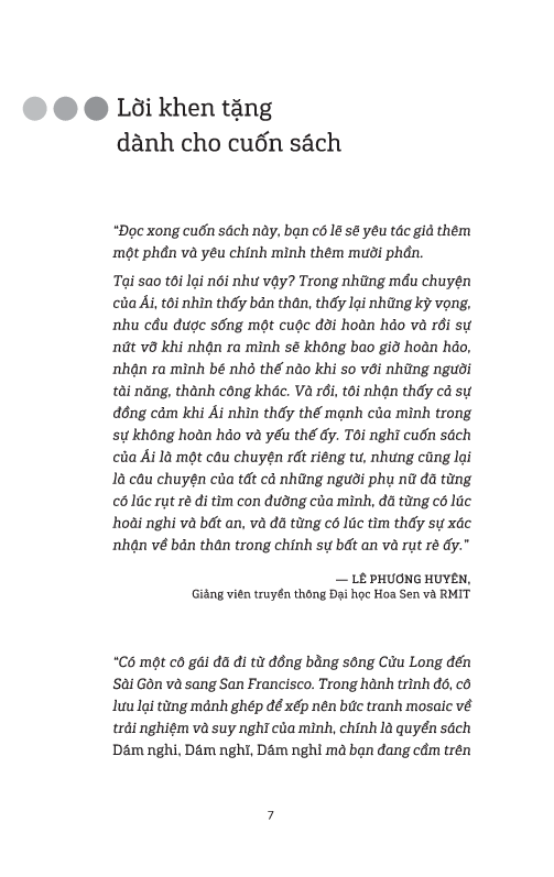 dám nghi, dám nghĩ, dám nghỉ - góc nhìn cuộc sống và việc làm từ mekong đến thung lũng silicon