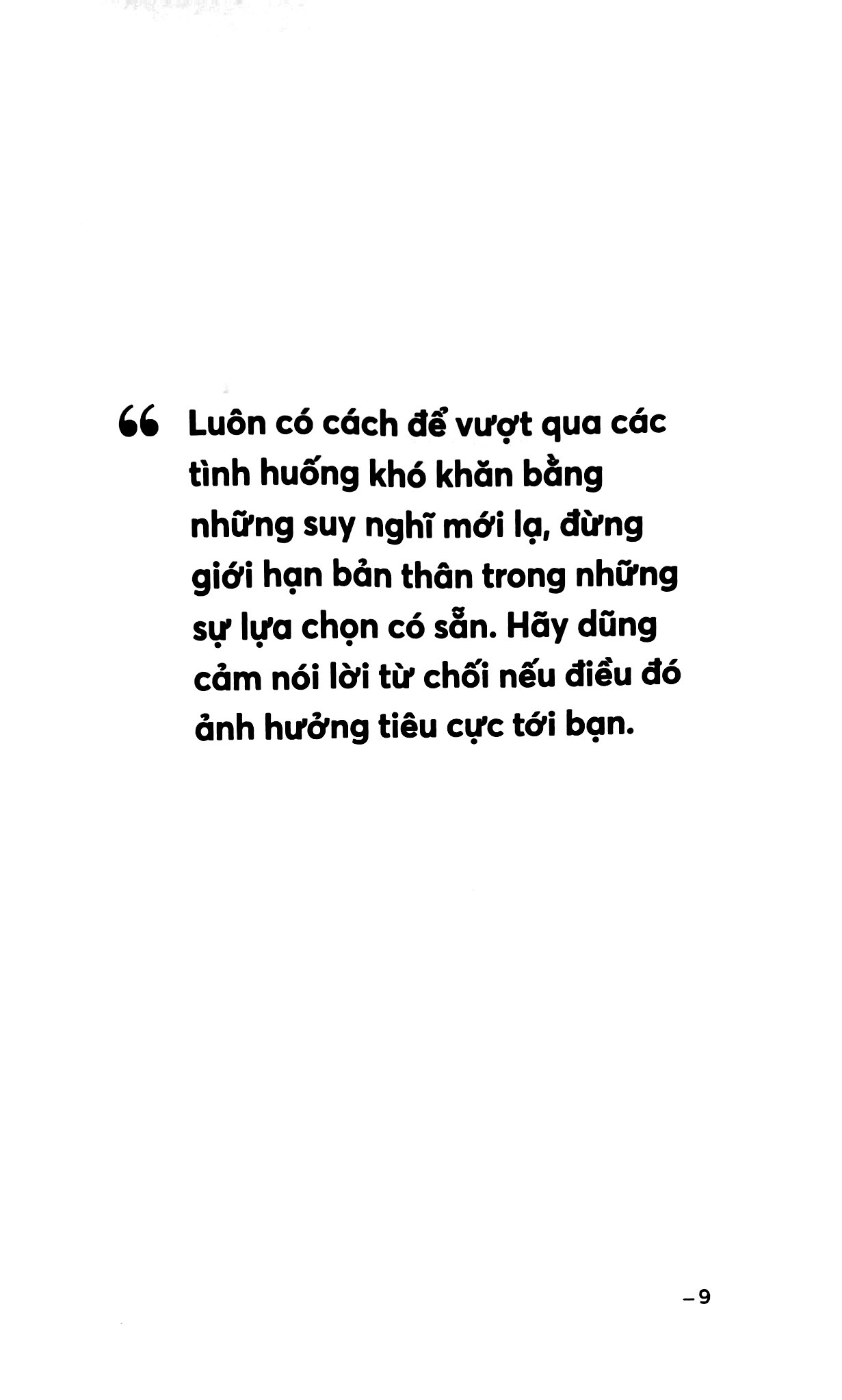 dám nói không