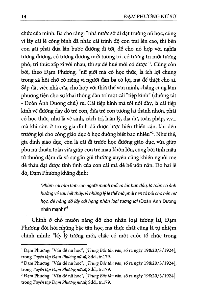 đạm phương nữ sử - vấn đề phụ nữ ở nước ta