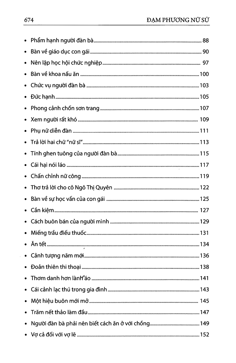 đạm phương nữ sử - vấn đề phụ nữ ở nước ta