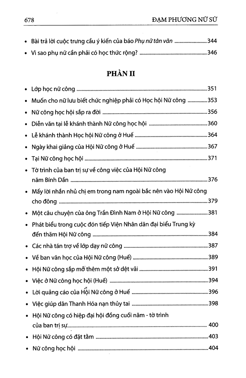 đạm phương nữ sử - vấn đề phụ nữ ở nước ta