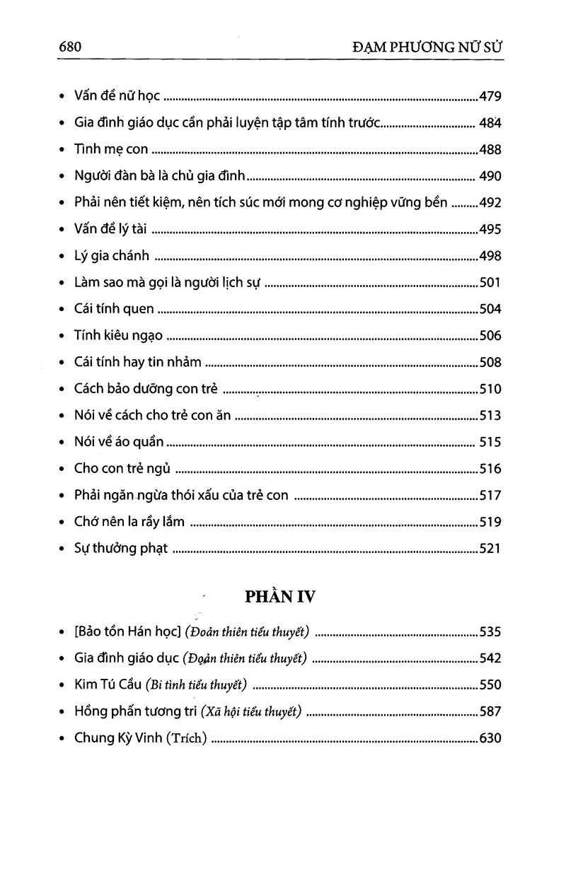 đạm phương nữ sử - vấn đề phụ nữ ở nước ta