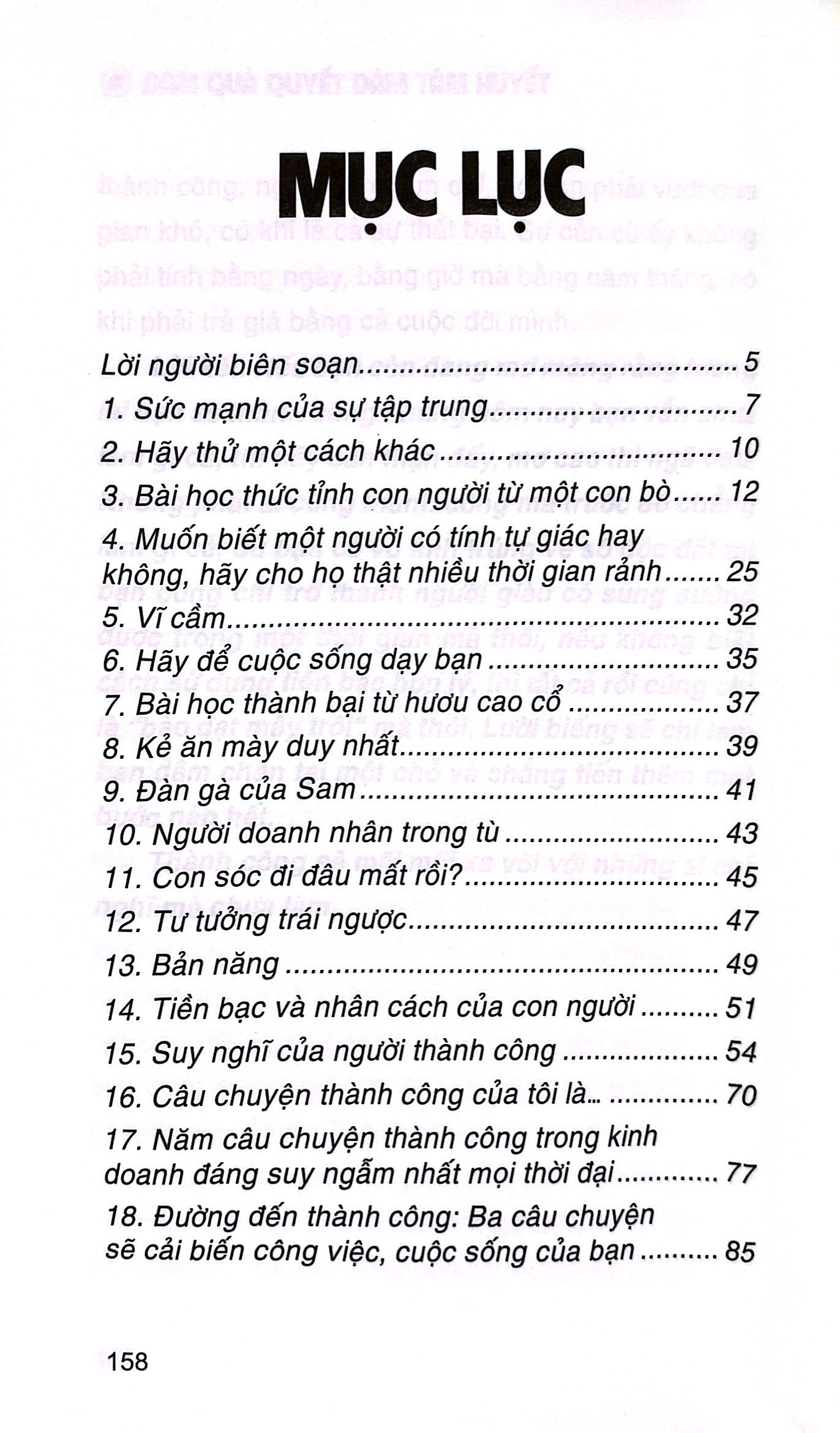dám quả quyết dám tâm huyết