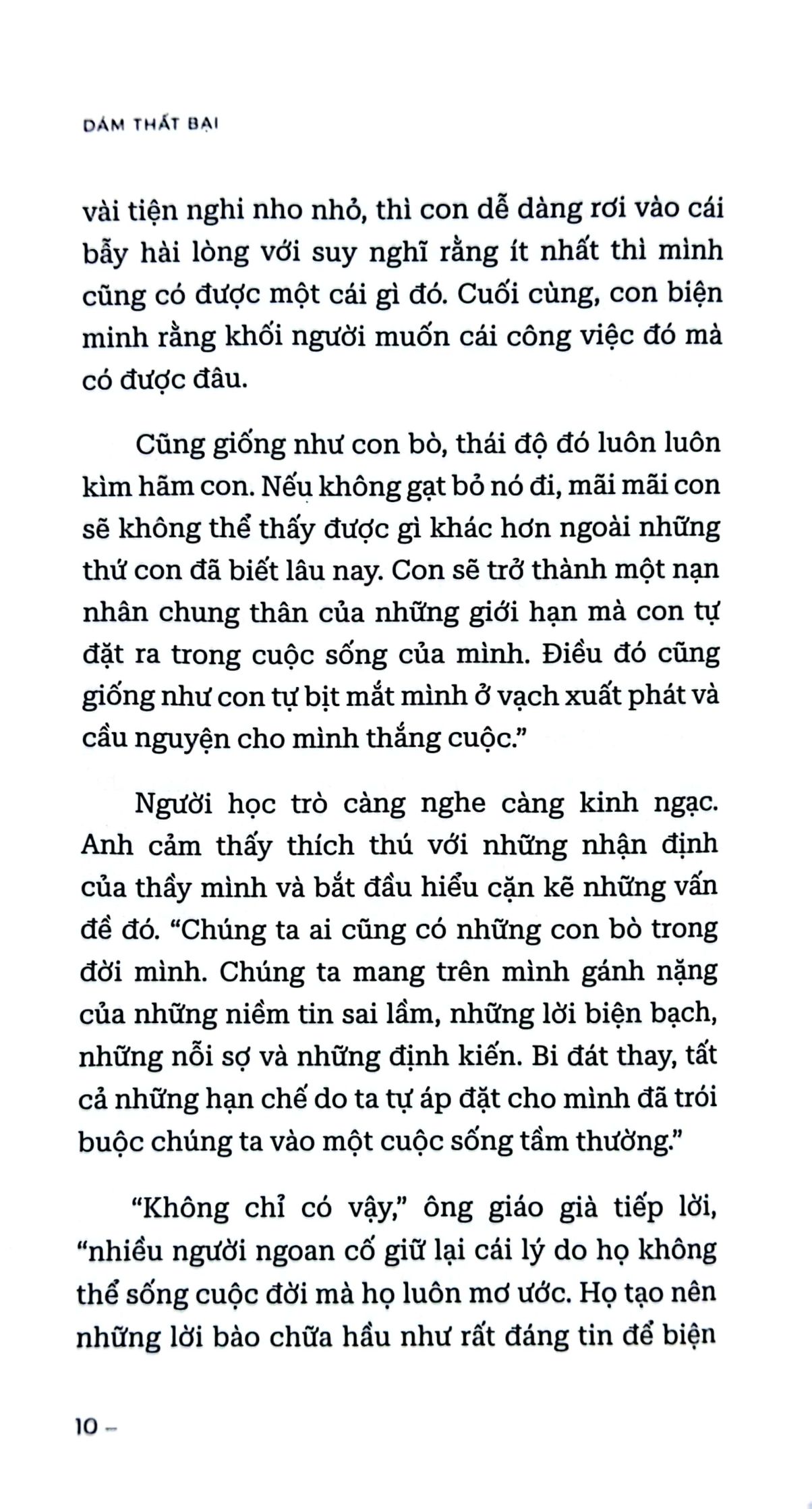 dám thất bại