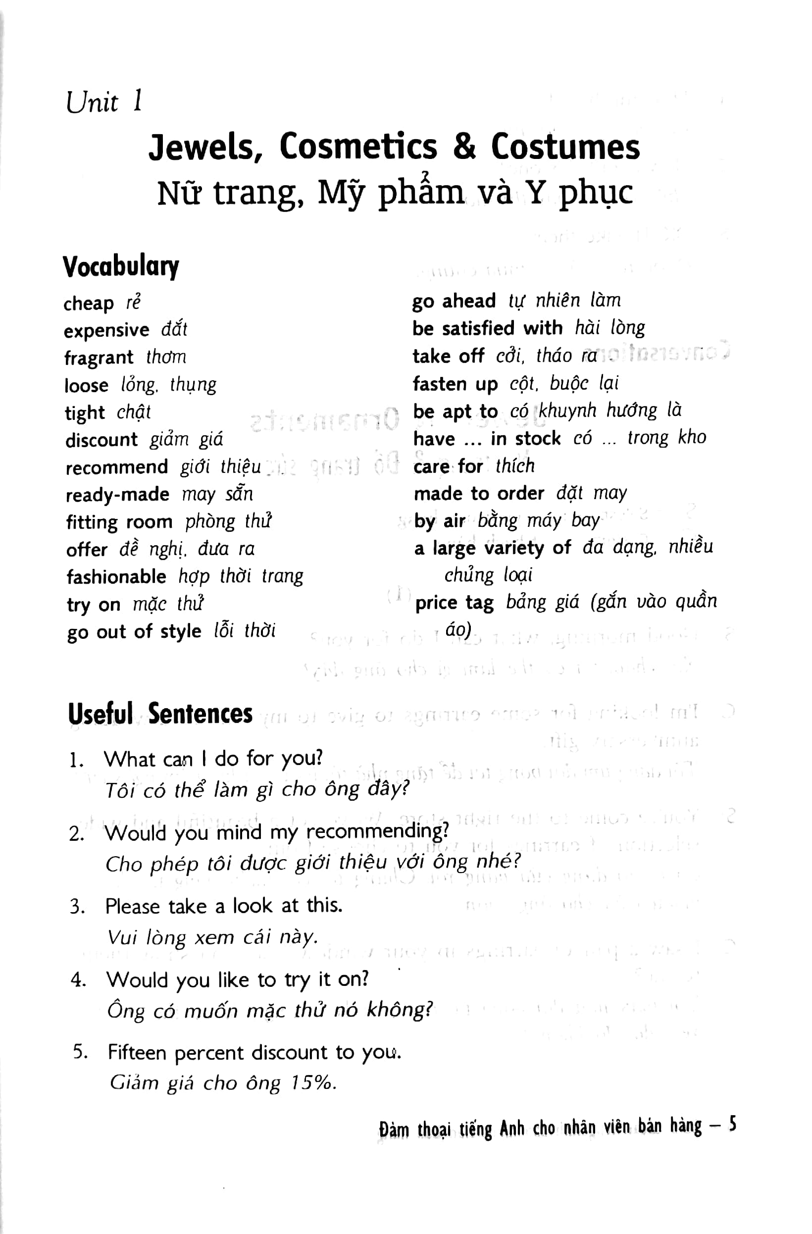 đàm thoại tiếng anh cho nhân viên bán hàng - kèm cd