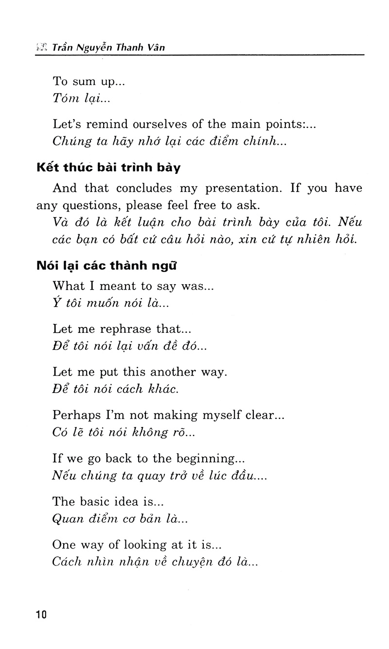 đàm thoại tiếng anh thông dụng (trình độ cao cấp)
